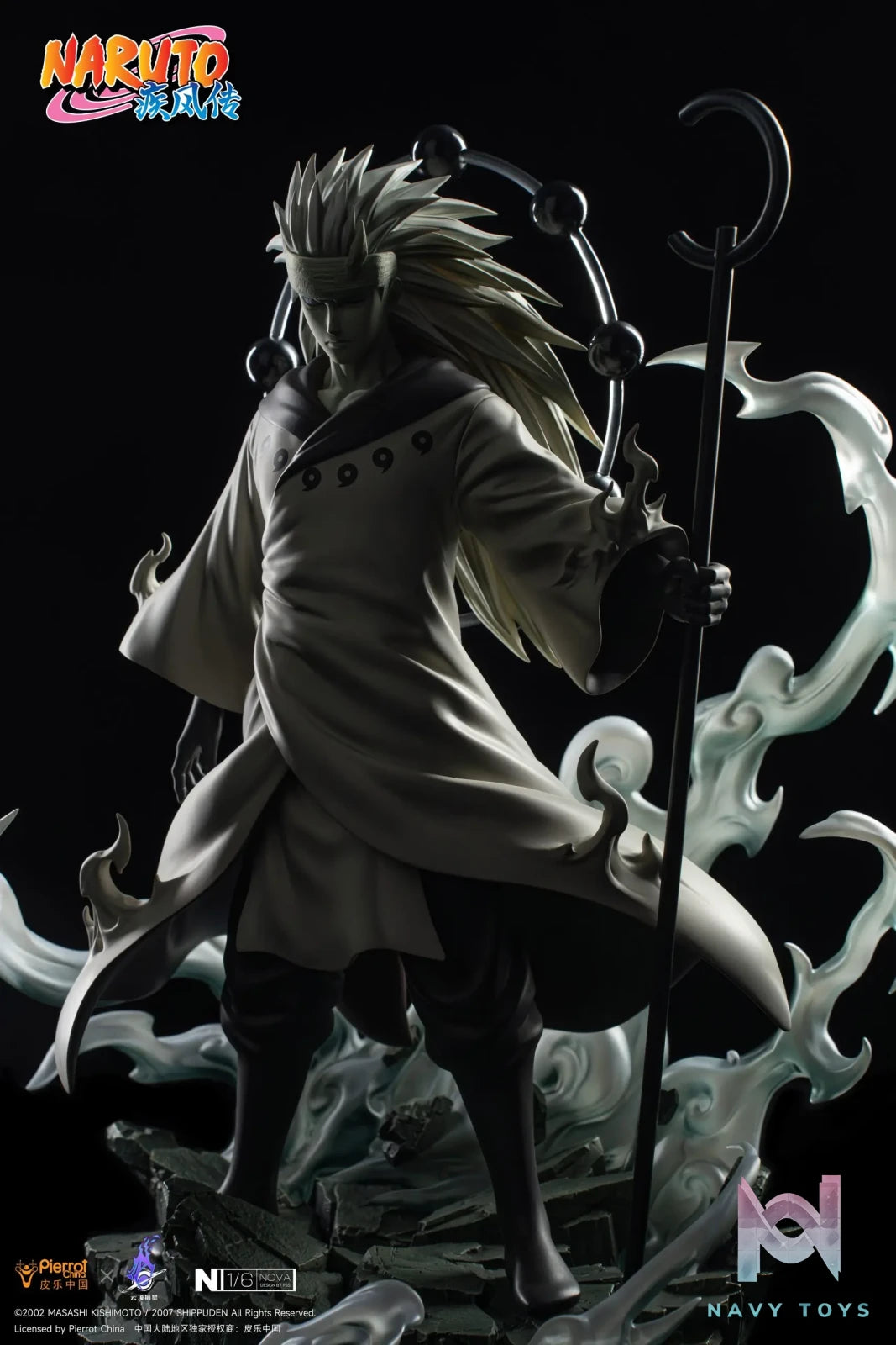 Pickstar Studio – Naruto Officially Licensed Uchiha Madara 1/6 Statue & Uchiha Obito 1/6 Statue (Licensed)