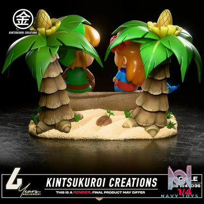 Kintsukuroi Creations Studio – The Legend of Zelda LINK AND MARIN 14 DIORAMA