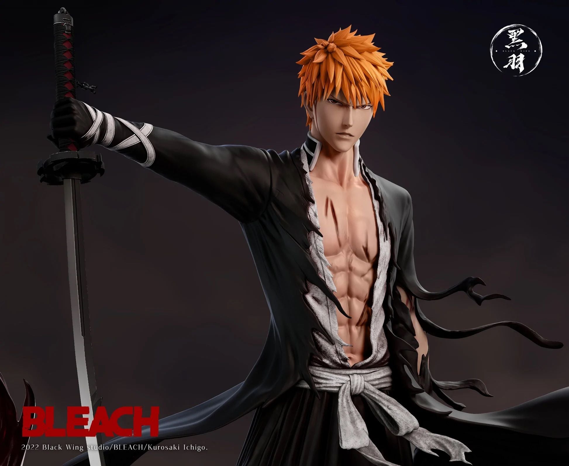 Kurosaki Ichigo - Bleach - Black Wing Studio resin statue Black Wing Studio anime figure