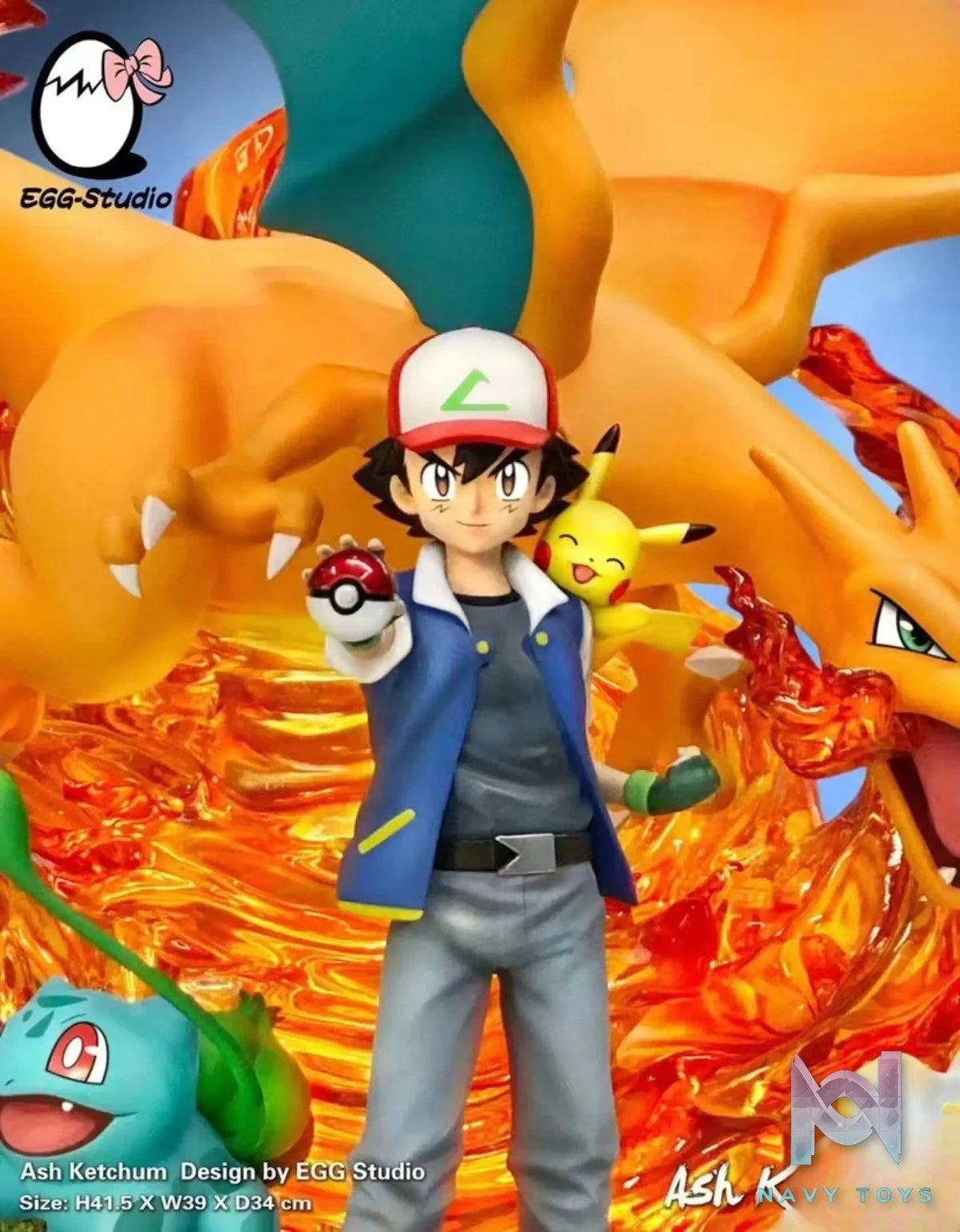 EGG Studio – Pokémon Foursome #1 Ash Family Portrait