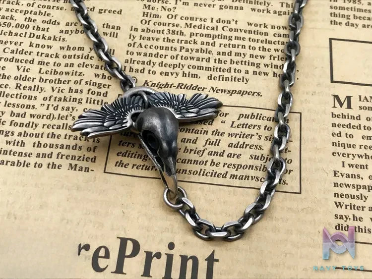 Shou Jiang Studio – Custom Original Design Men’s 4.3mm Eagle Curb Chain Necklace Original