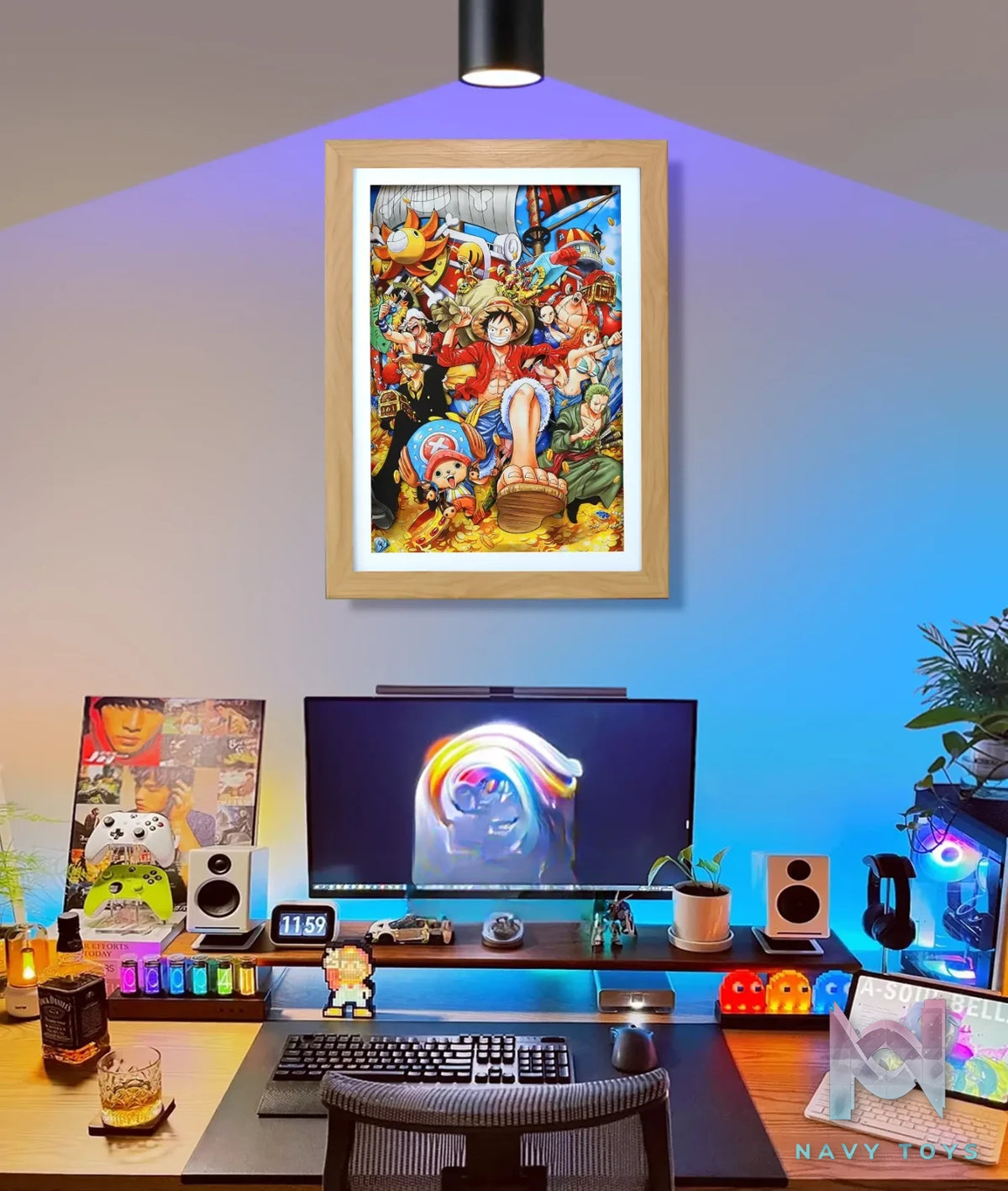 KALA HOME Studio – One Piece Multiple Characters #06 3D Decorative Painting One Piece
