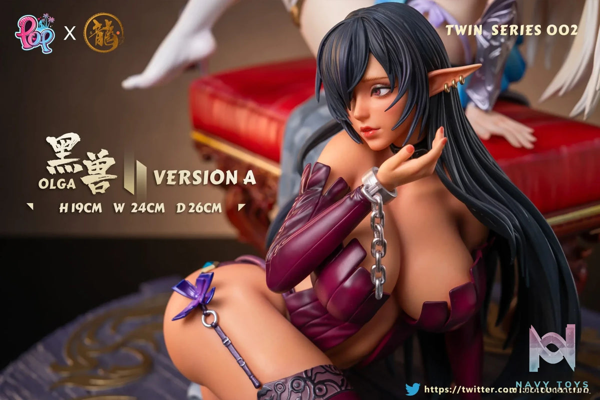 Dragon Studio & POP Studio – Kuroinu Twin Series 002 Kuroinu & Elf