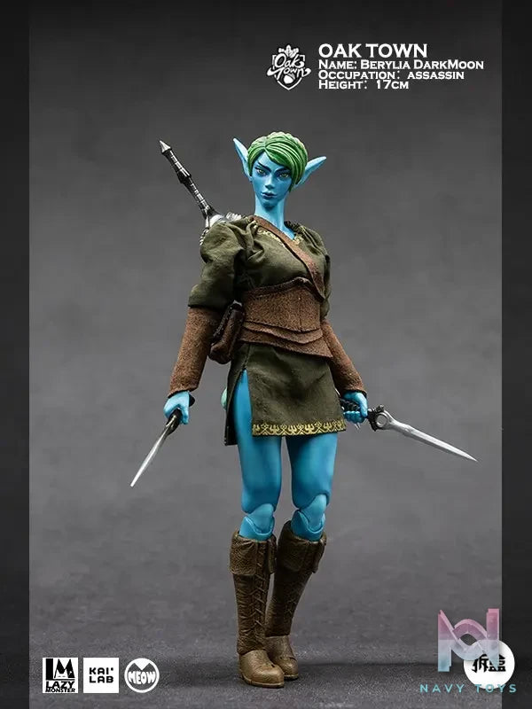 Lazy Monster Studio – Oak town Berylia Dark Moon Assassin & Sorceress (Licensed)