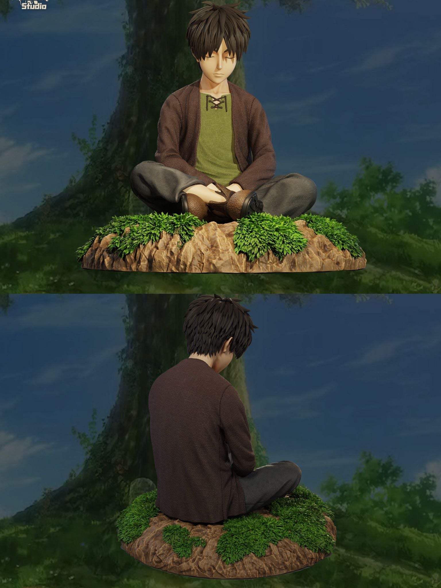 Eren Jeager - Attack On Titan - Freedom Studio resin statue freedom studio anime figure