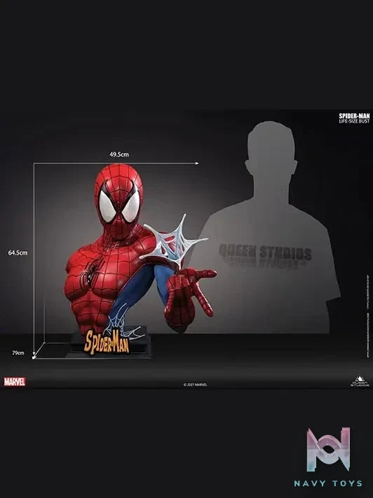 Queen Studio – Marvel 1/1 Comic Spider-Man bust (Licensed)