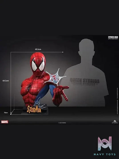 Queen Studio – Marvel 1/1 Comic Spider-Man bust (Licensed)