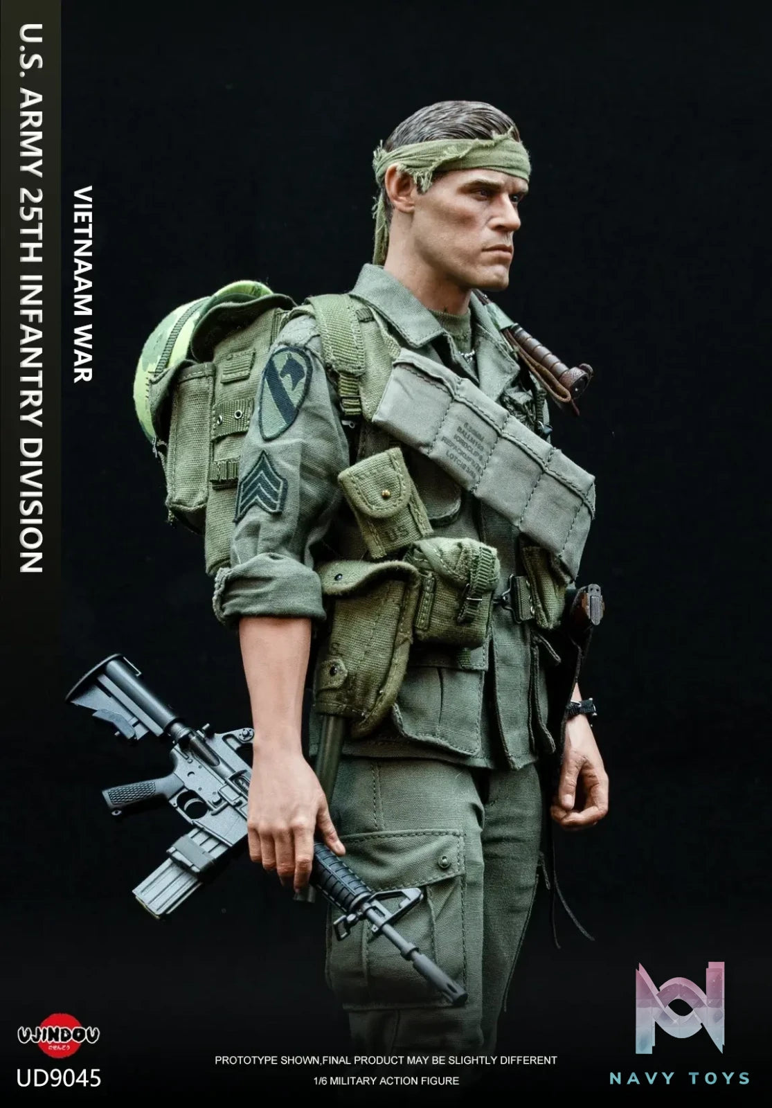 UJINDOU – U.S. ARMY 25TH INFANTRY DIVISION 1/6 VIETNAM WAR NO.UD9045 (Licensed)