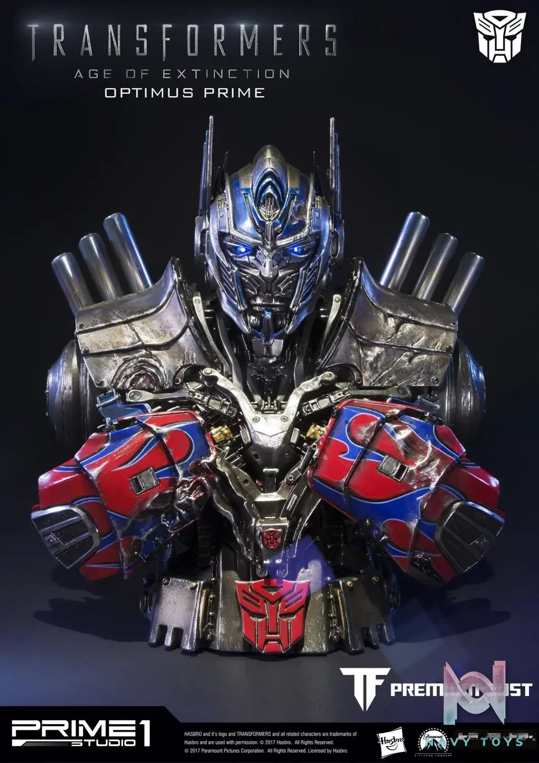 Prime 1 Studio – Premium Bust Transformers: Age of Extinction (Film) Optimus Prime PBTFM-09 PBTFM-09GL PBTFM-09D(Licensed)