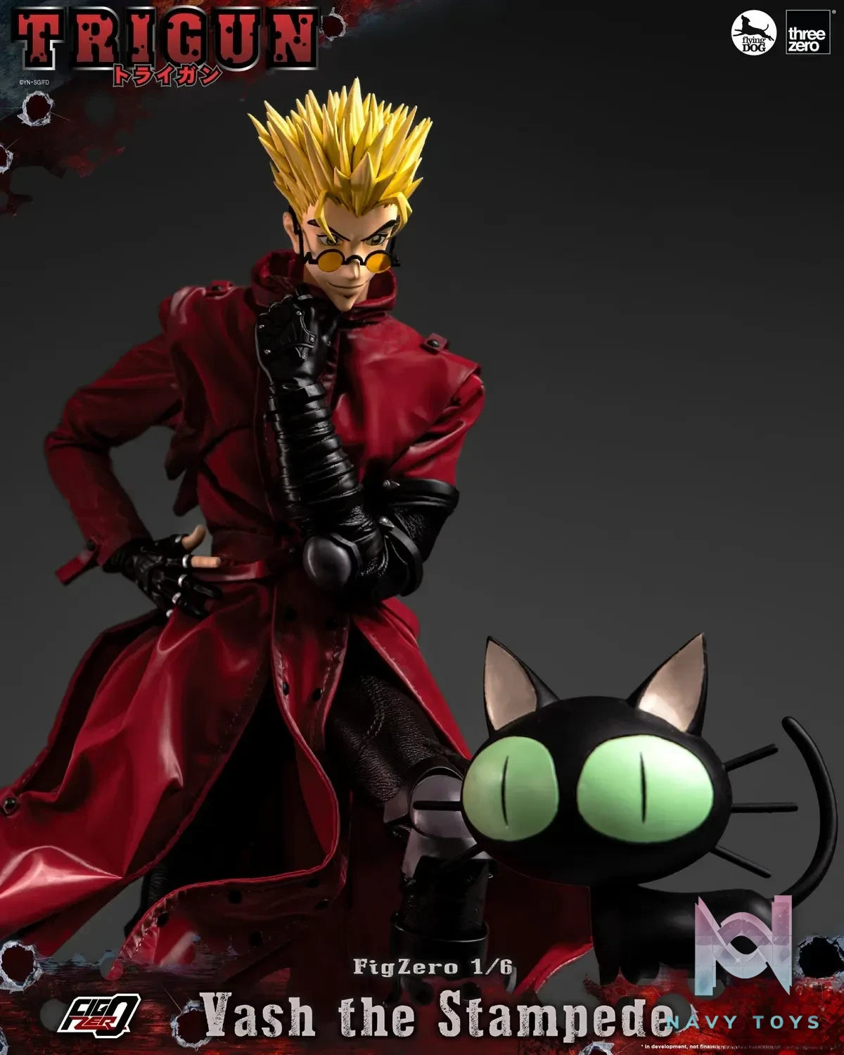 Threezero – TRIGUN FigZero 1/6 Vash the Stampede 3Z05880C0 (Licensed)