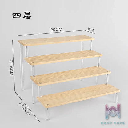 Showcase Factory – Acrylic Stair Display Stand for Nendoroids Blind Boxes Mini Figures