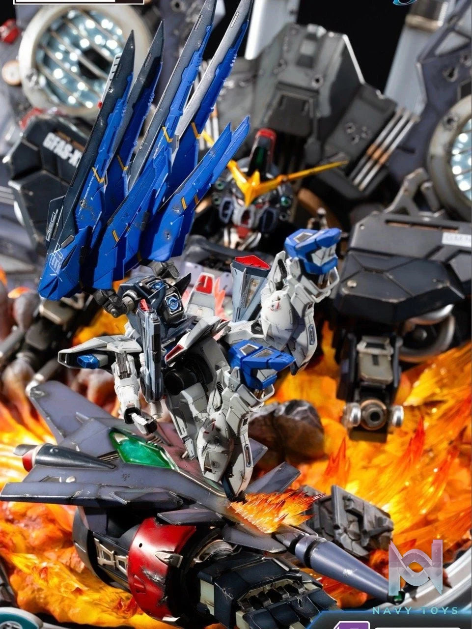 Freedom Gundam vs Destroy Gundam - Gundam Seed Destiny - Bandai Namco resin statue Bandai Namco anime figure