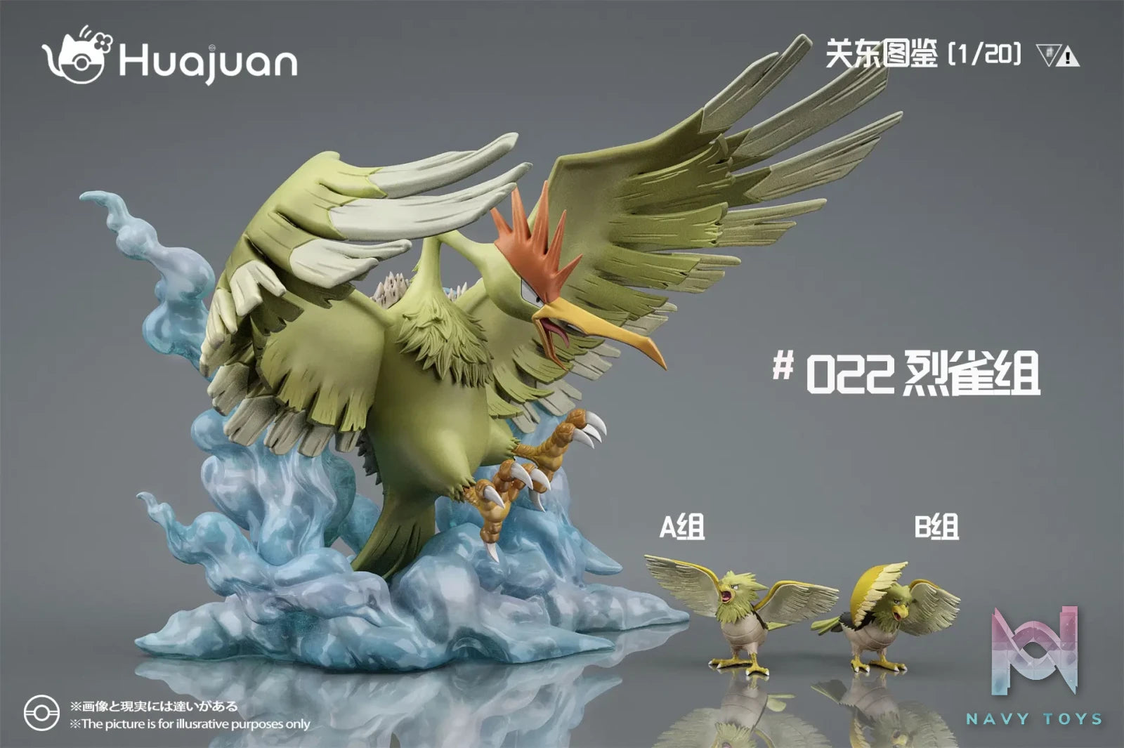 Huajuan Studio – Spearow Evolution Set Pokémon