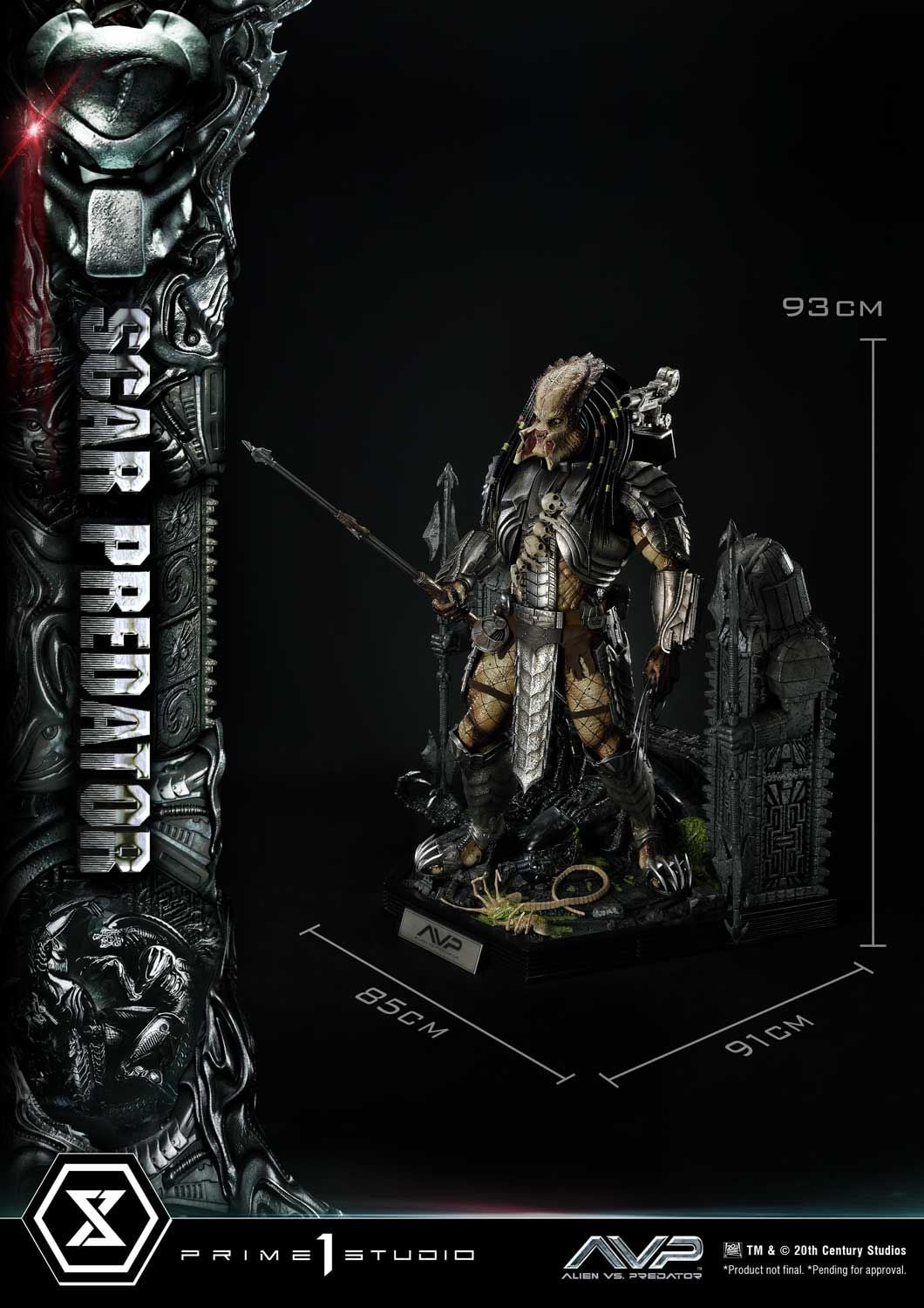Scar Predator - Ailen vs.Predator - Prime 1 Studio (MMPR - 04DXS) resin statue Prime 1 Studio anime figure