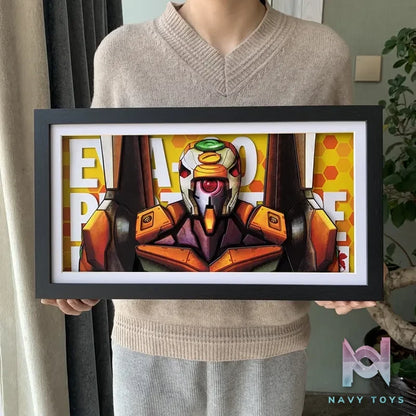 KALA HOME Studio – Evangelion Unit-00 3D Decorative Painting Neon Genesis Evangelion