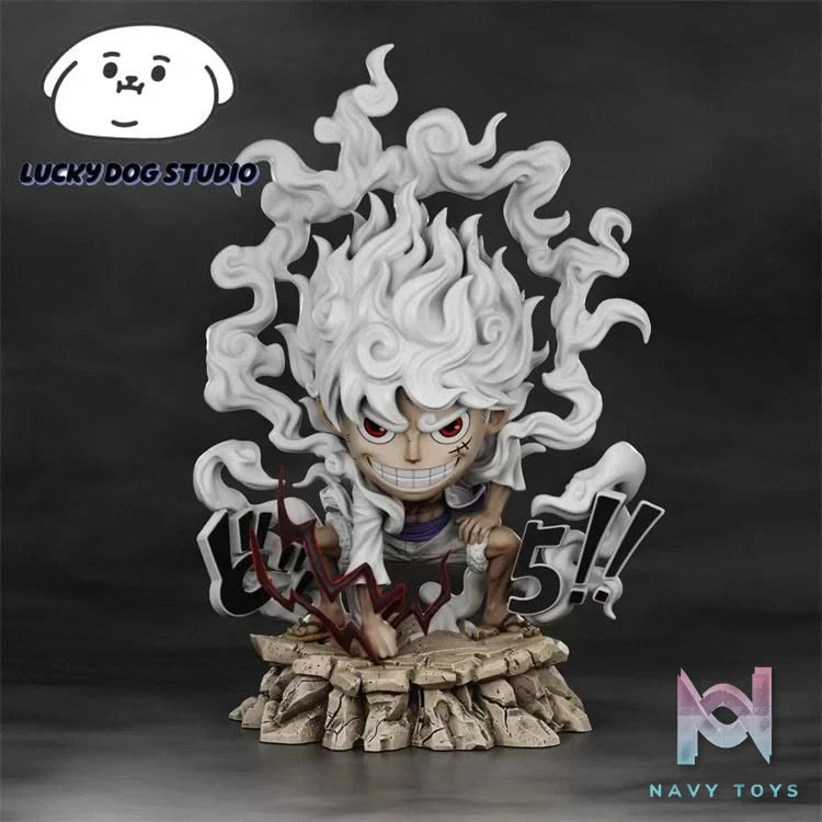 Luffy Nika resin statue Lucky Dog Studio anime figure