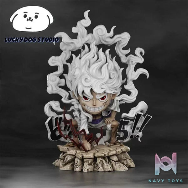 Luffy Nika resin statue Lucky Dog Studio anime figure