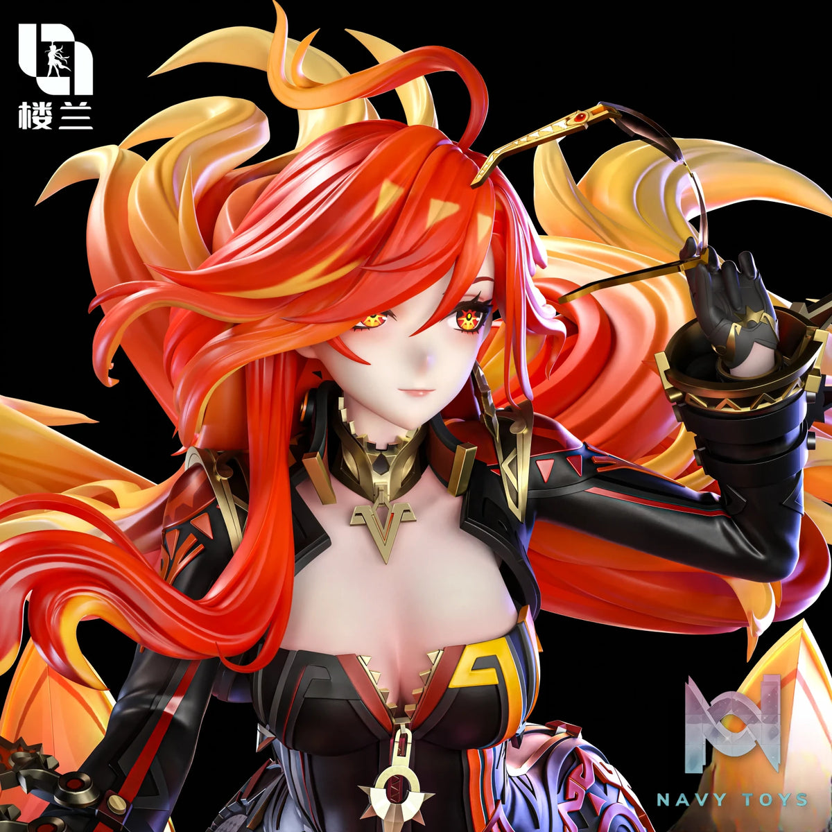 Lou Lan Studio – Genshin Impact Pyro God Motorcycle Mavuika