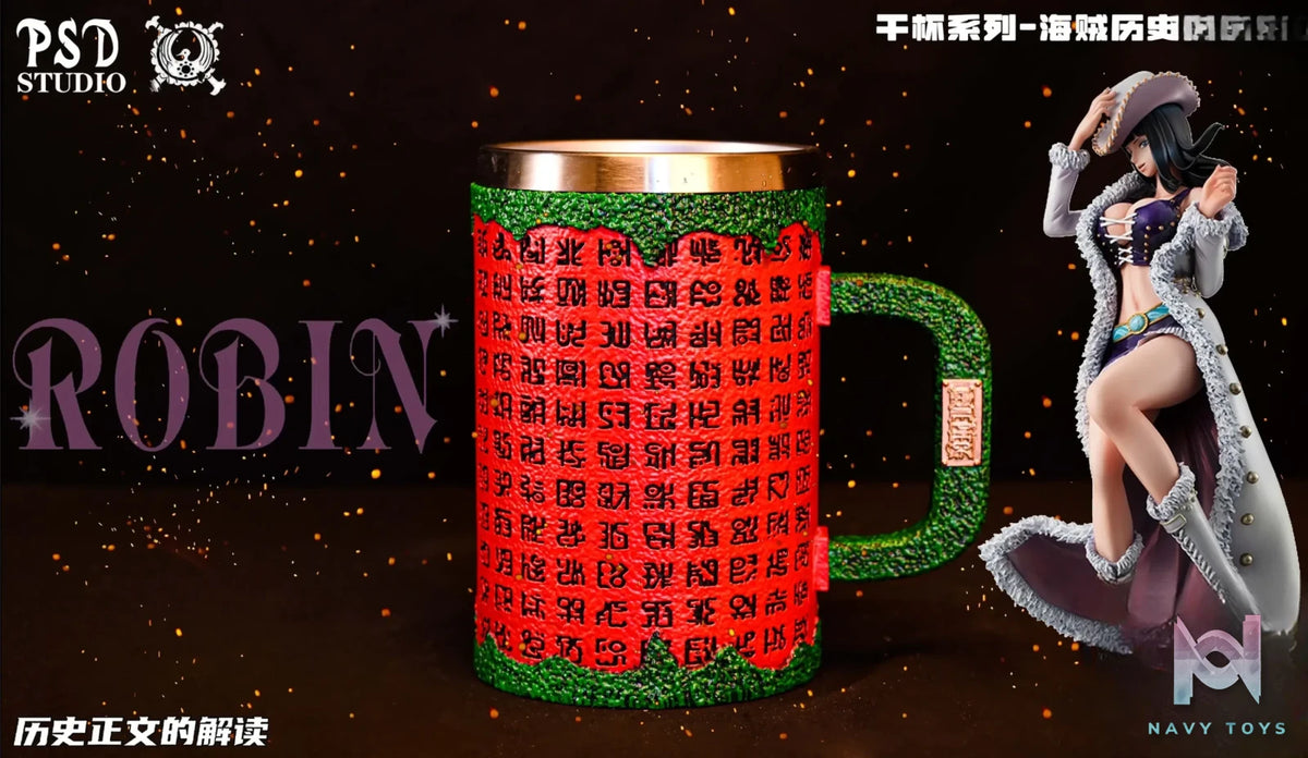 PSD Studio – One Piece Cheers Series-Pirate History Text Cup