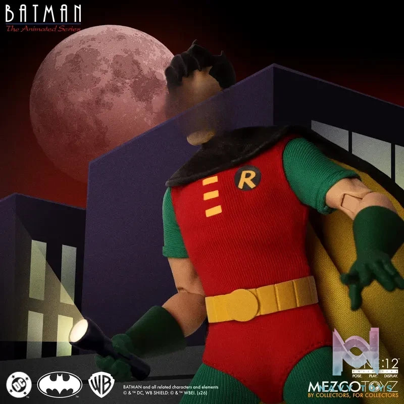 Mezco Studio – 1/12 Batman: The Animated Series Robin Action Figure (Licensed)