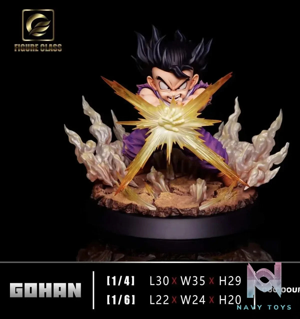 FIGURE CLASS Studio - Dragon Ball Special Beam Cannon Gohan resin statue Navy Toys anime figure