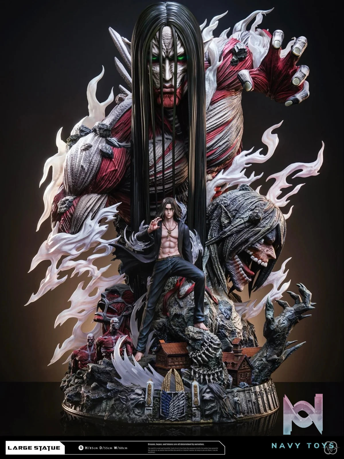 Eren Yeager - Attack On Titan - Hertz Studio resin statue Hertz studio anime figure