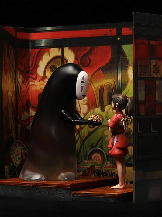 Chihiro & No Face - Spirited Away - ShenYin Studio resin statue shenyin studio anime figure