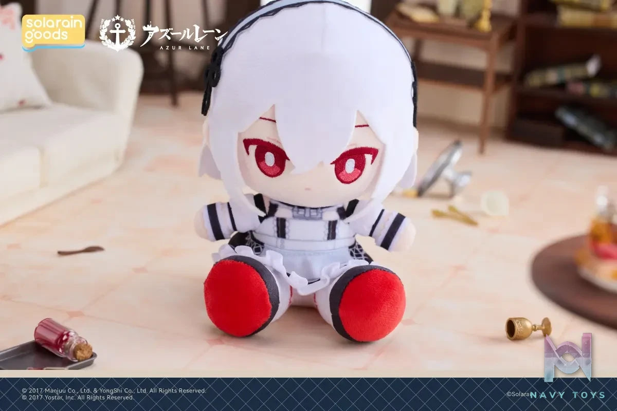 Solarain Toys – Azur Lane Cheshire × Formidable × Sirius PuniPuni Sitting Plush Doll (Licensed)