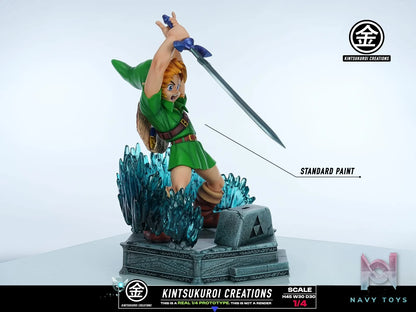 KINTSUKUROI CREATIONS Studio – The Legend of Zelda YOUNG LINK PULLING MASTER SWORD