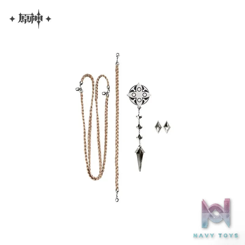 miHoyo – Genshin Impact Frost and Flame series Brooch Set Accessories (Licensed)