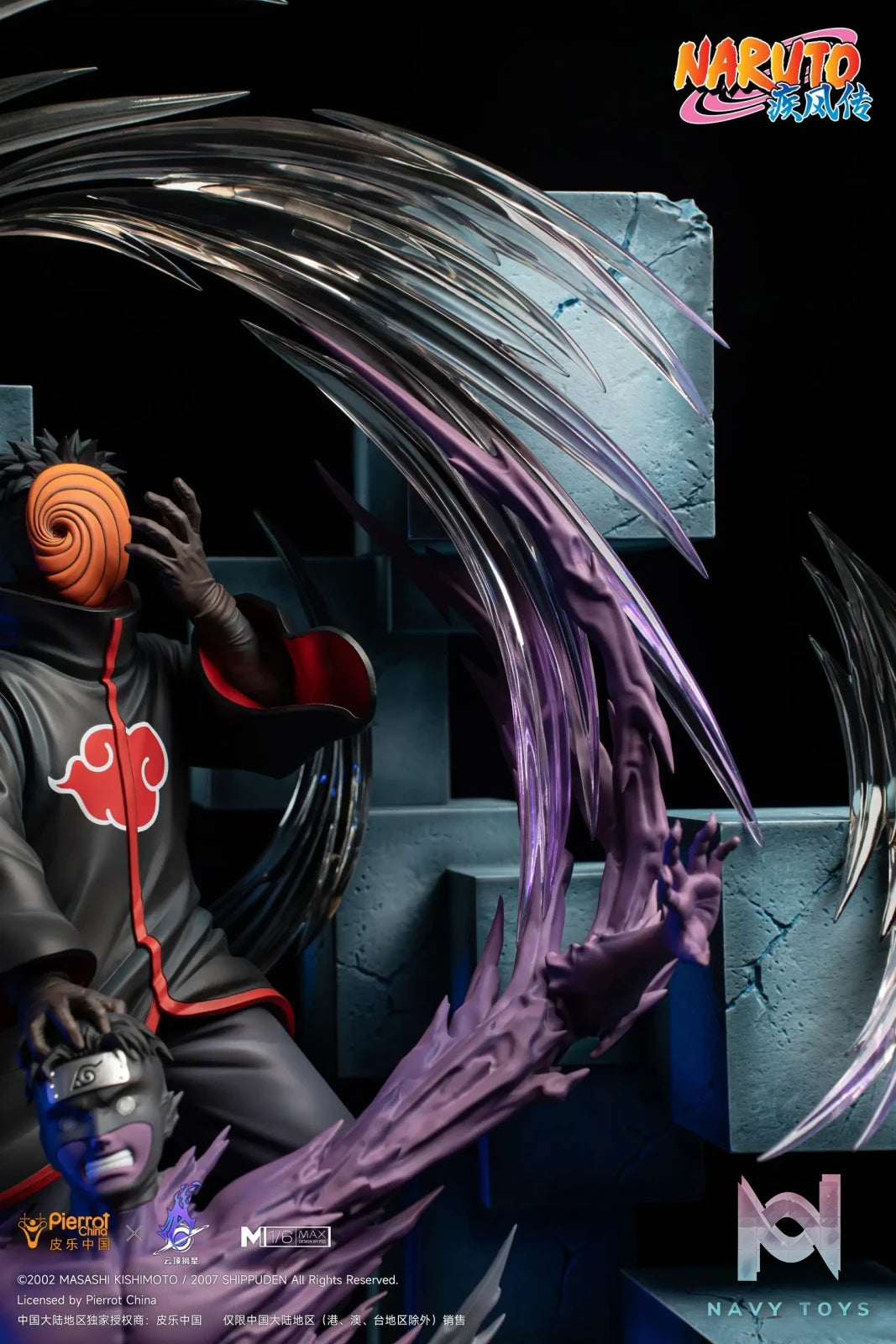Pickstar Studio – “Naruto” Official License Uchiha Madara (Tobi) 1/6 Statue (Licensed)