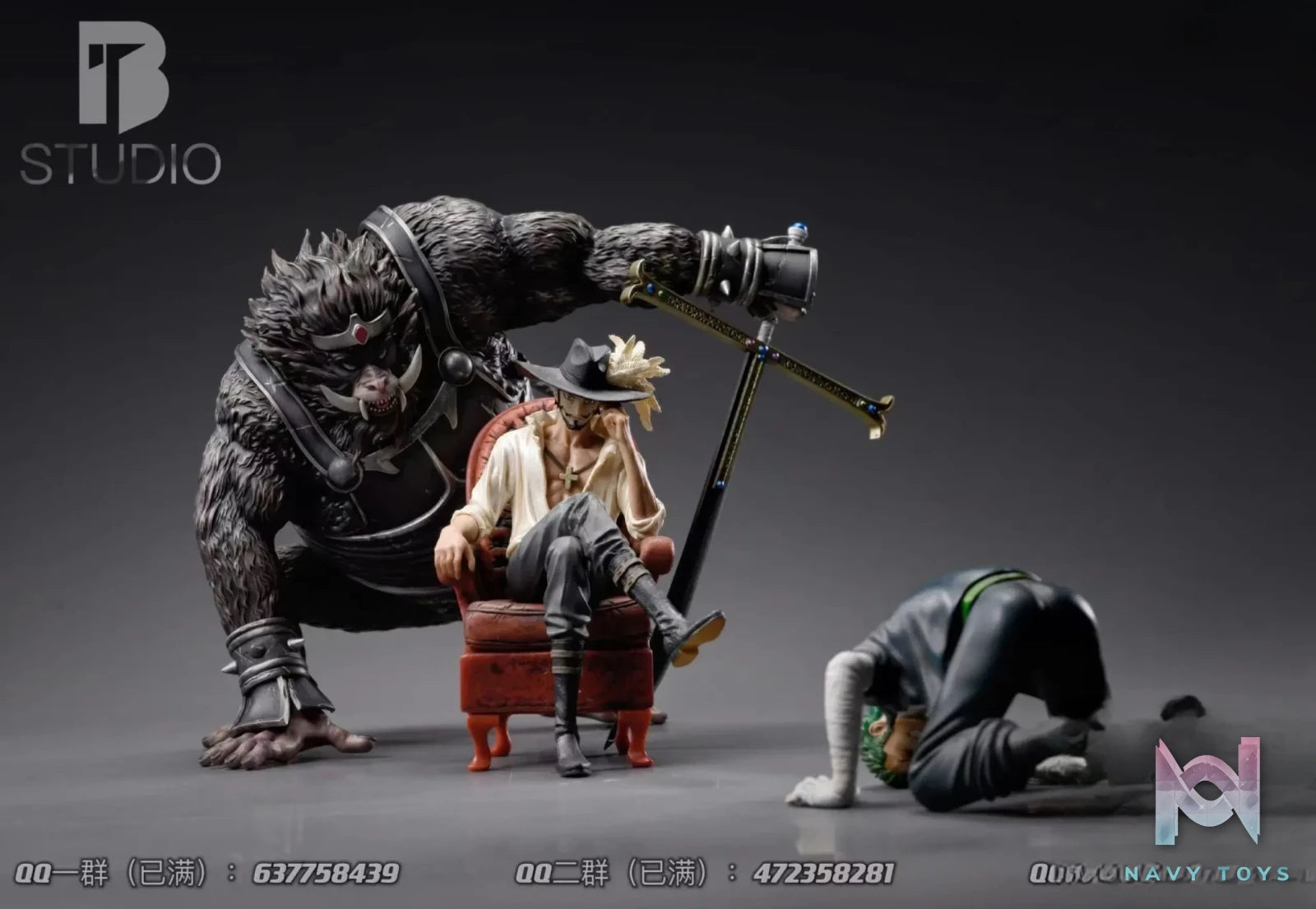 BT Studio – One Piece Oka Shichibukai #5 Seated Dracule Mihawk