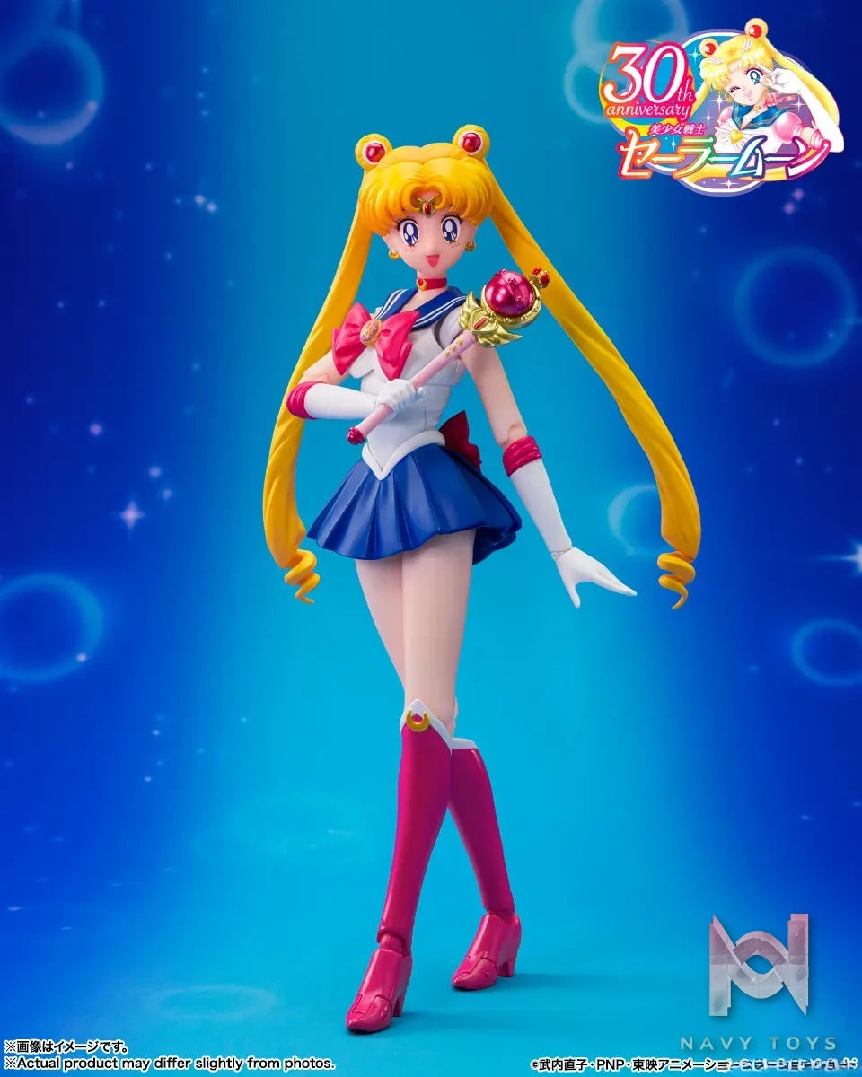 BANDAI SPIRITS – S.H.Figuarts Sailor Moon -Crystal Star Compact Edition- “Sailor Moon R” (Licensed)