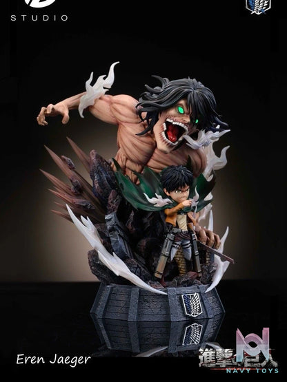 Eren & Attack Titan - Attack On Titan - D Studio resin statue D Studio anime figure