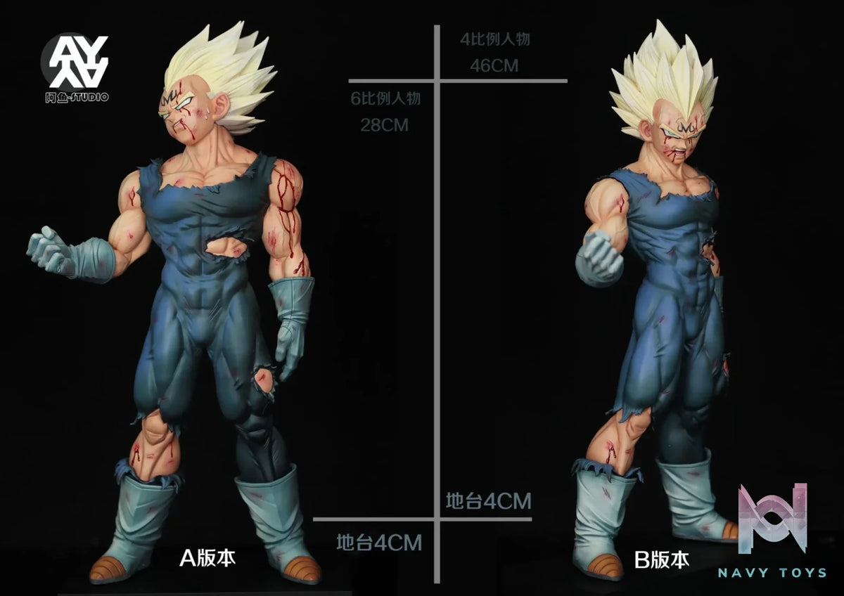 A yu Studio - Dragon Ball Goodbye Vegeta resin statue Navy Toys anime figure