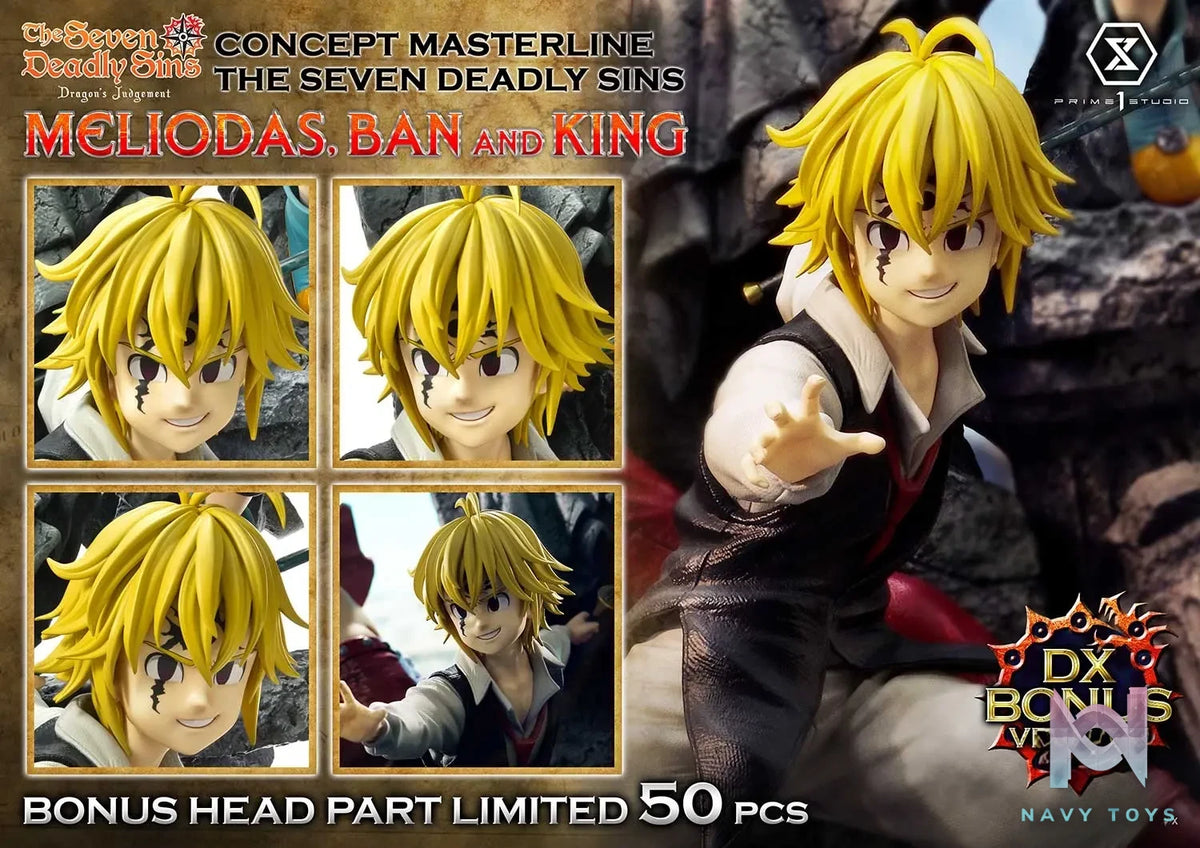 Prime 1 Studio – Concept Masterline The Seven Deadly Sins Meliodas, Ban and King CMNTZ-01 CMNTZ-01DXS (Licensed)