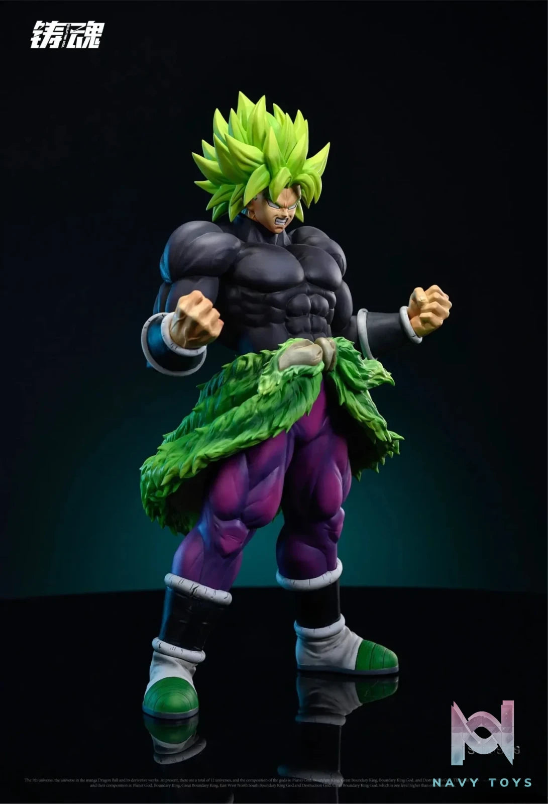 Sculpting Soul Studio - Super Warriors of Universe 7 (Goku, Vegeta, Gohan, Piccolo, Broly) resin statue Navy Toys anime figure