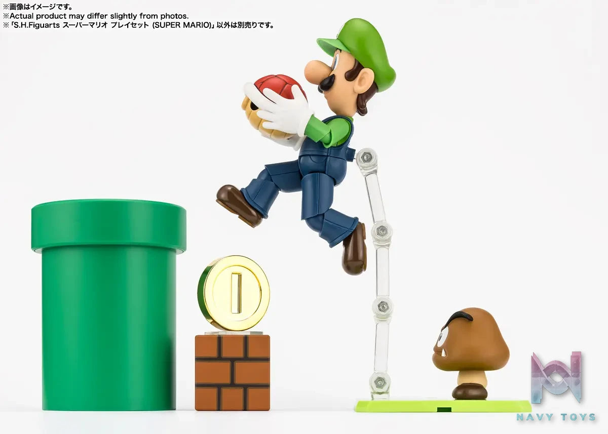 BANDAI SPIRITS – S.H.Figuarts Super Mario Playset SUPER MARIO (Licensed)