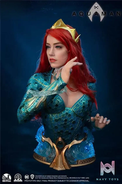 Infinity Studio – DC Aquaman Mera 1:1 Life-Size Bust (Licensed)