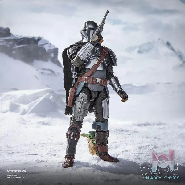 Hasbro Studio – 3.75″ Star Wars The Mandalorian X Grogu Action Figure (Licensed)