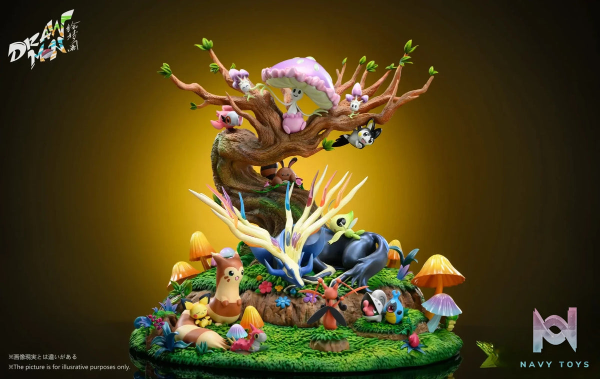 Drawmon Studio – Pokémon Forest Chapter Sleeping Xerneas