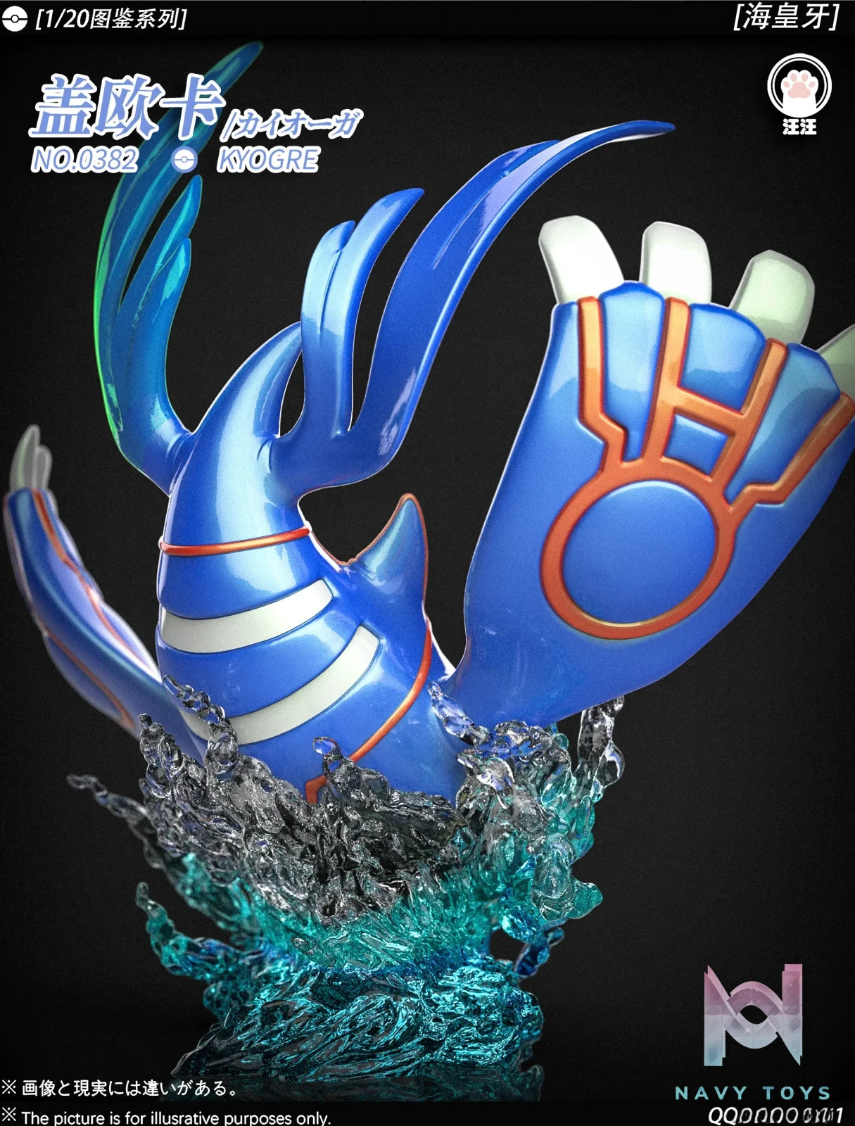 WangWang Studio – Kyogre Pokémon