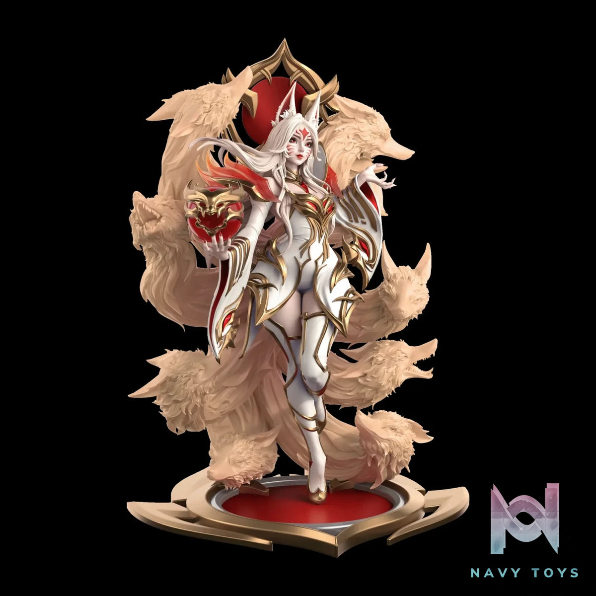 RIOT – League of Legends Hall of Legends 2024 Immortalized Legend Ahri 1/6 Statue (Licensed)
