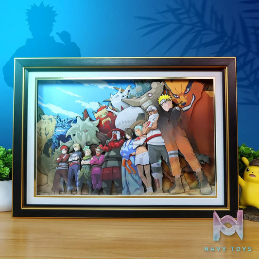 KALA HOME Studio – Naruto Multiple Characters #11 3D Decorative Painting