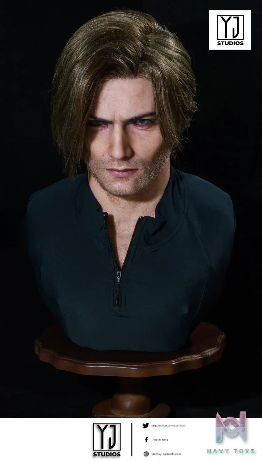 YJ Studio – Leon Scott Kennedy 1/1 Bust Resident Evil 9