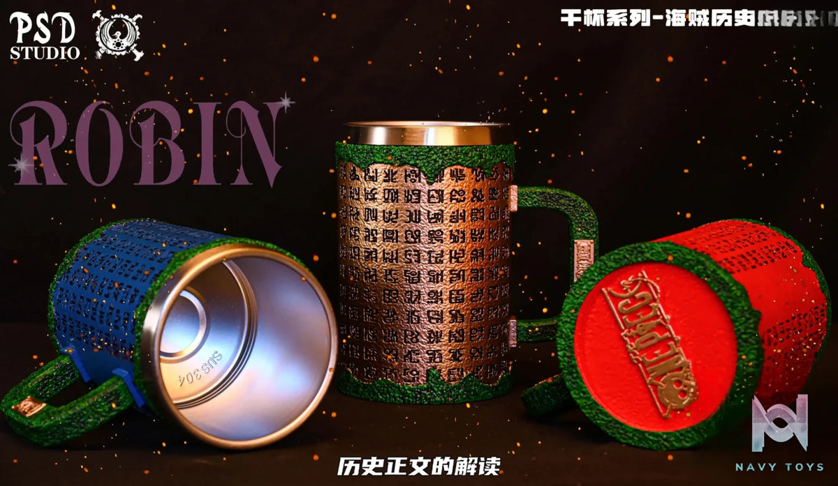 PSD Studio – One Piece Cheers Series-Pirate History Text Cup