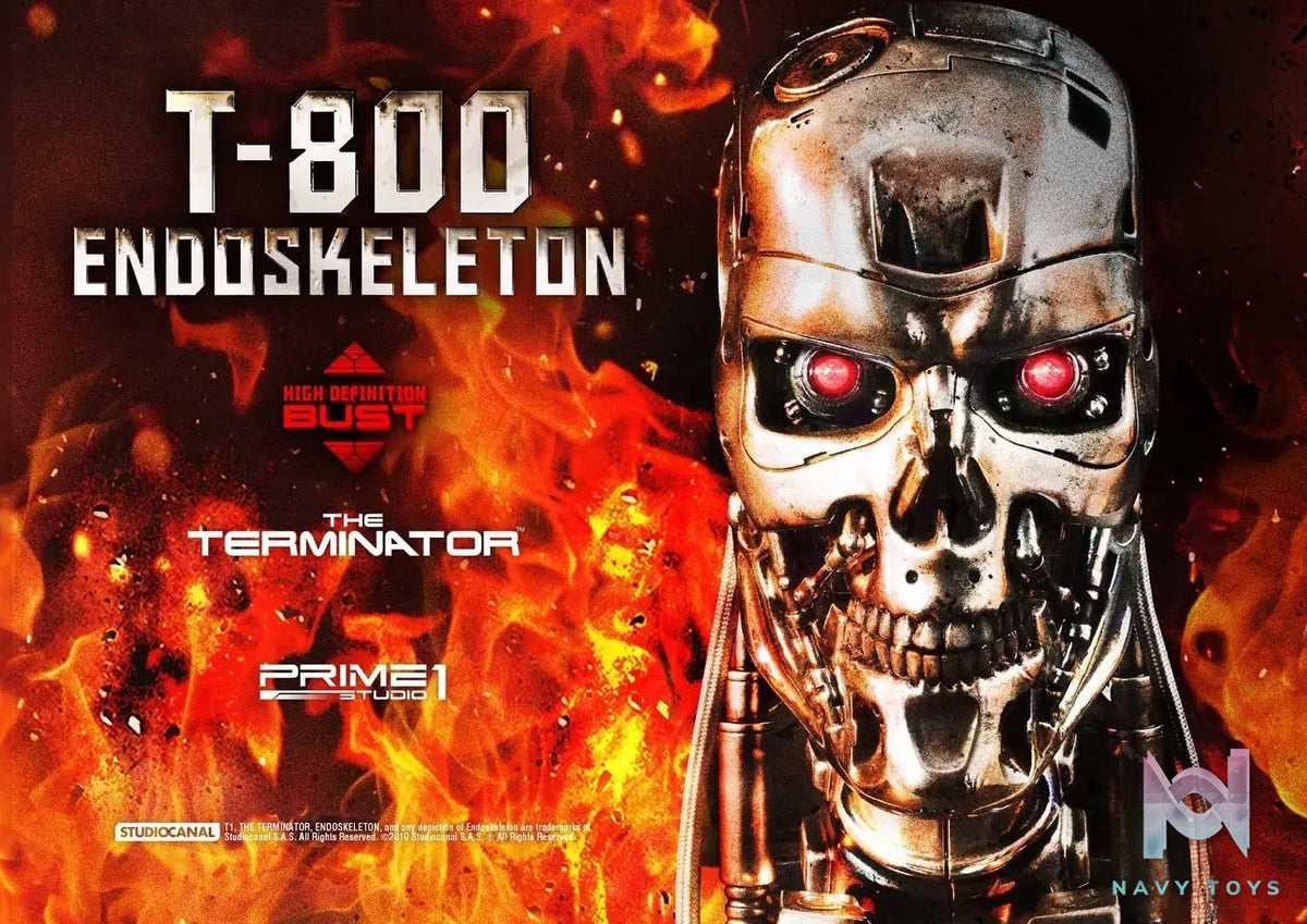 Prime 1 Studio – High Definition Bust The Terminator (Film) T-800 Endoskeleton Head HDBT1-01 (Licensed)