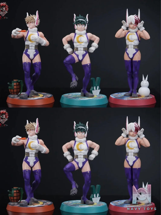 Midoriya Izuku/Bakugou Katsuki/Todoroki Shoto Cosplay Bunny - My Hero Academia - Weare A Design resin statue Weare a Design Studio anime figure