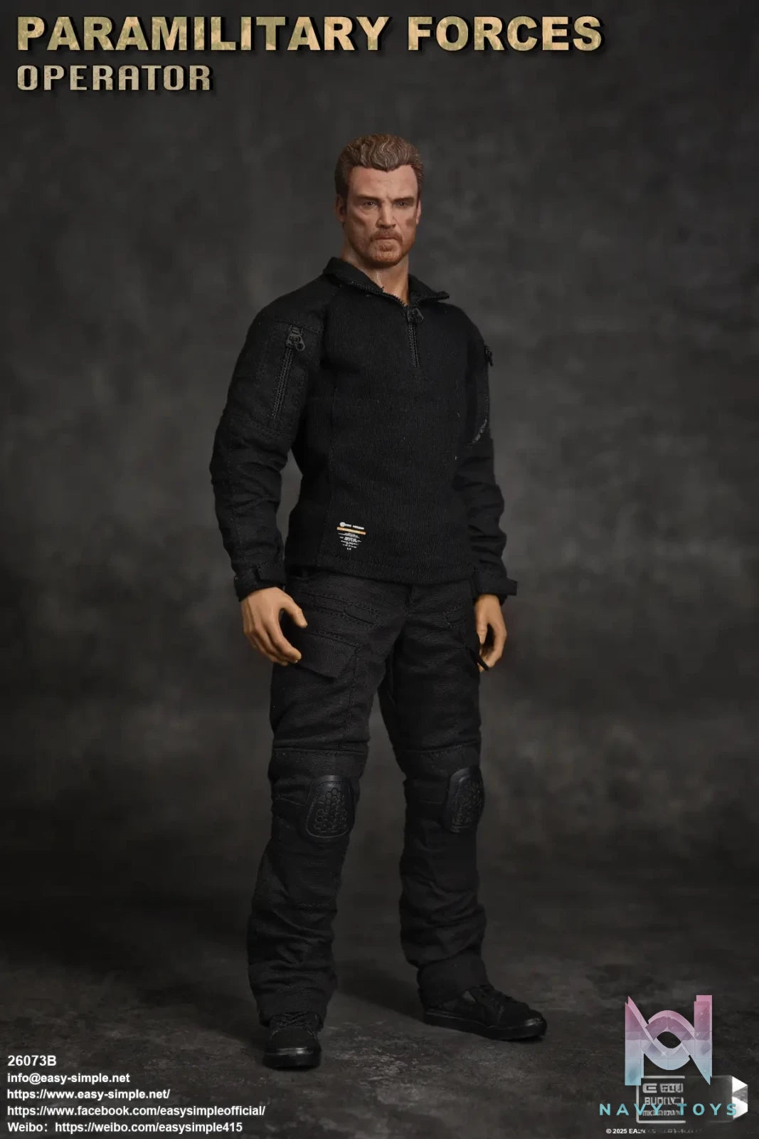 Easy Simple – Paramilitary Forces Operator Action Figure 26073A X 26073B (Licensed)