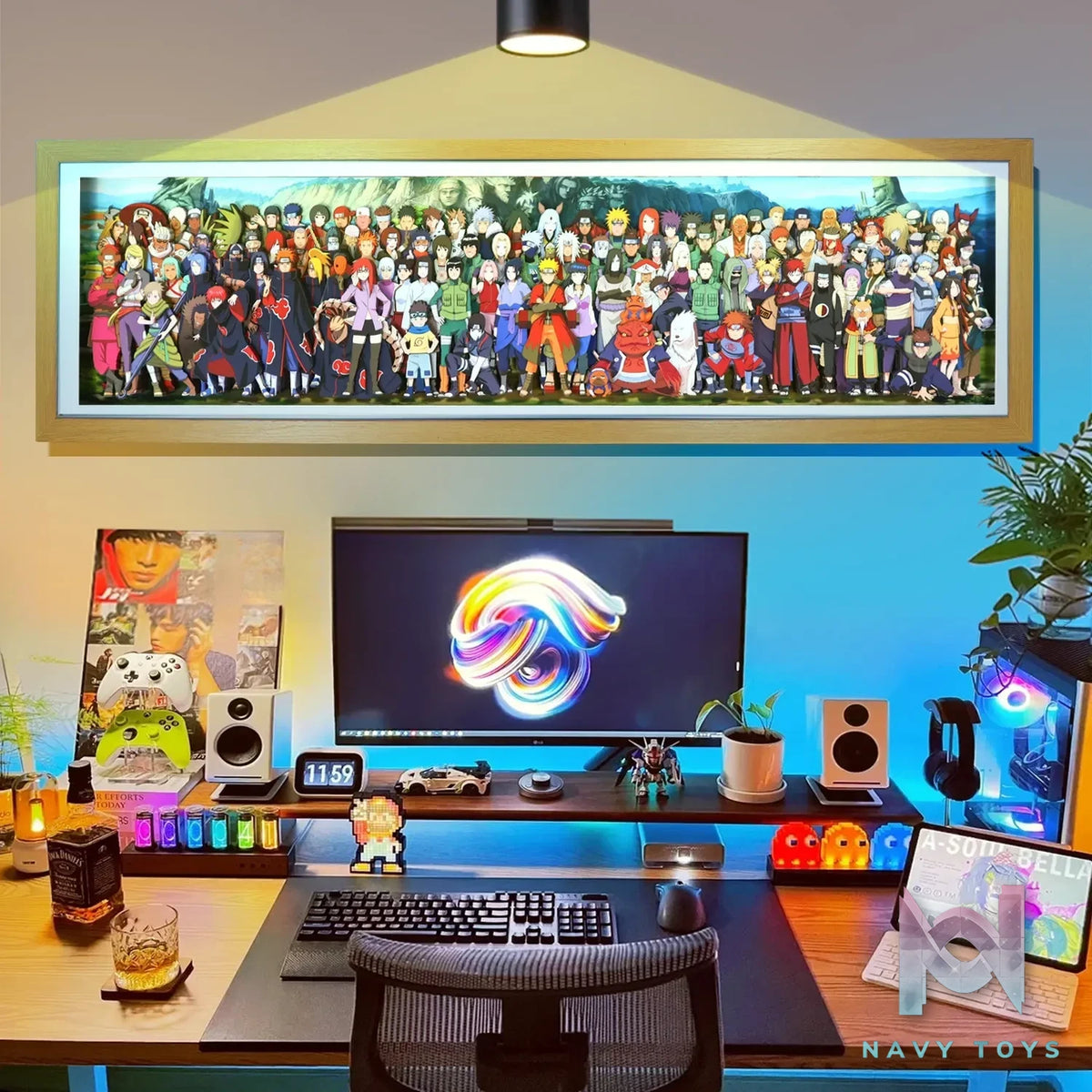 KALA HOME Studio – Naruto Multiple Characters #13 3D Decorative Painting Naruto